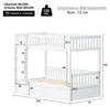 Flieks Hydraulisches Etagenbett 90x200cm, Kinderbett mit Produktbild-Vorschau 7