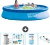 Intex runder aufblasbarer Easy Set-Schwimmpool – 396 x 84 Produktbild-Vorschau 1