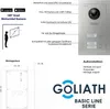 GOLIATH Basic 2-Draht BUS Türsprechanlage | FullHD | App | Produktbild-Vorschau 3