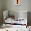 Babybett Kinderbett 70x140 cm mit Schublade Umbaubares Produktbild-Vorschau 7