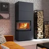 KAMINEINSATZ SIMPLE BOX 8 KW Ø 200 LINKS SCHWARZMIT Produktbild-Vorschau 1