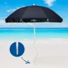 Parasol/Plage Girafacile Coton Pêche 200 cm Artemide - Bleu Voir les images du produit 2