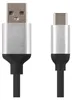 Nabíjecí a datový kabel USB-A 2.0 / USB-C 2.0, 1 m, černý Náhled obrázku produktu
