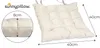 Sunnypillow 4er Set Stuhlkissen mit Bändern 40x40 cm Produktbild-Vorschau 2