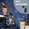 HECKBO Worek sportowy dla dzieci z motywem astronauty i Podgląd zdjęcia produktu 6