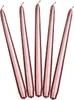 Bougies pointues 24cm or rose 10 pièces Voir les images du produit 3