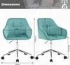 WOLTU Bürohocker Homeoffice Stuhl, Schminkstuhl, Produktbild-Vorschau 3