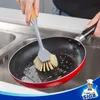 Radial-Spülbürste mit langem Bambusgriff, eingebauter Produktbild-Vorschau 3