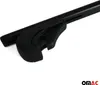 A close-up of a black car roof rack part against a white background. Podgląd zdjęcia produktu
