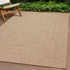 vidaXL Koberec ZIZUR 120x120 cm juta-look interiér a Náhľad obrázku produktu 2