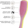 A hairbrush with text descriptions of its features. Náhled obrázku produktu