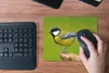 MuchoWow® Mauspad Mousepad Vogel - Kohlmeise - Tiere - Grün Produktbild-Vorschau 4