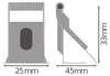 Ledvance Montageklammer PL RECESSED MOUNT CLIPS PK 4Stk Produktbild-Vorschau 2