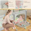 Parc pour bébé BB6402DE-HS, 188 x 157 cm, gris clair Voir les images du produit 3