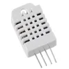 A white digital temperature and humidity sensor with three pins is shown against a white background. Produktbild-Vorschau