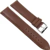 Uhrenarmband Leder Wasserfest Braun leicht gepolstert Produktbild-Vorschau 1