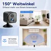Akku Überwachungskamera Innen,Mini WLAN Kamera mit 1080P Produktbild-Vorschau 2