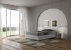 ITYHOME - Bett mit Lattenrost 120x190 Zement Nuamo Produktbild-Vorschau 4