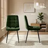 Chaise de salle à manger CLP Antibes, revêtue de velours, Voir les images du produit 2