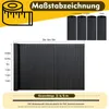 Sekey PVC Sichtschutzmatte mit Abdeckprofil Sichtschutzzaun Produktbild-Vorschau 7
