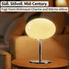 Pilz Tischlampe dimmbar Glas Nachttischlampe 3 Lichtfarben Produktbild-Vorschau 5