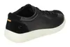 A black Ecco sneaker shown from a rear-side angle against a white background. Náhled obrázku produktu