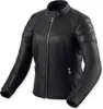 Revit London Damen Motorrad Lederjacke, schwarz, 36 Produktbild-Vorschau 1