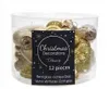 12er Set dekorative Christbaumkugeln aus goldenem Glas Produktbild-Vorschau 4