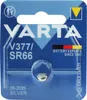A blister pack containing a Varta V377/SR66 silver button cell battery. Anteprima dell’immagine prodotto