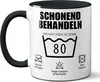 TassenKing Tasse mit Spruch Schonend behandeln Das gute Produktbild-Vorschau 4