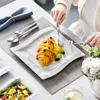 Porzellan Tafelservice, 12-tlg Tellerset in Marmor-Grau, Produktbild-Vorschau 4