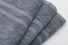 5er Set Duschtücher, 70x140 cm, 100% Baumwolle, grau Produktbild-Vorschau 4