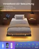 VASAGLE Bettgestell 90 x 200 cm mit LED-Beleuchtung, Produktbild-Vorschau 6