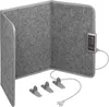 A gray foldable infrared heating panel is shown on a white background. Anteprima dell’immagine prodotto