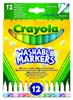 Crayola 58-6671 marcatore Multicolore 12 pz Anteprima dell’immagine prodotto 1