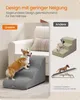 Feandrea Hundetreppe, 3 Stufen, Waffelcord, Haustiertreppe, Produktbild-Vorschau 3