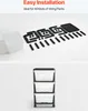 The image shows components for a storage unit and a fully assembled storage unit. Produktbild-Vorschau