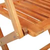 vidaXL 7-tlg. Garten-Essgruppe Klappbar Massivholz Akazie - Produktbild-Vorschau 6