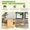 PawHut Schildkrötenhaus aus Holz, Schildkrötengehege mit Produktbild-Vorschau 4