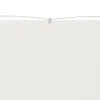 vidaXL Senkrechtmarkise Weiß 140x420 cm Oxford-Gewebe Produktbild-Vorschau 3