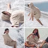 CalmyBEACH Frottee Poncho Badeponcho Kinder Bademantel  - Produktbild-Vorschau 4