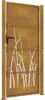 vidaXL Gartentor 100x175 cm Cortenstahl Gras-Design Produktbild-Vorschau 4