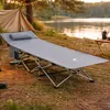 CampFeuer Campingbett mit Kopfkissen, Anthrazit, bis 150 Produktbild-Vorschau 2