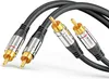 Cavo RCA stereo SONERO, 7,50 m, nero Anteprima dell’immagine prodotto 5