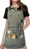 Professionelle Canvas-Schürze mit Taschen für Damen und Produktbild-Vorschau 4