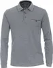CasaModa Langarm-Polo Übergröße silber-navy melange Produktbild-Vorschau 1