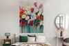 MuchoWow® Poster Malerei - Ölgemälde - Blumen 120x160 cm - Produktbild-Vorschau 4