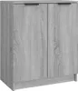 vidaXL Botník Grey Sonoma 59x35x70 cm Dřevěný materiál Náhled obrázku produktu 1
