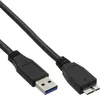 InLine® USB 3.2 Gen.1 kábel, A na Micro B, čierny, 0,5 m Náhľad obrázku produktu 4