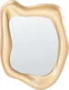 BELIANI Wandspiegel Gold MDF 77 x 59 cm Asymmetrische Produktbild-Vorschau 1